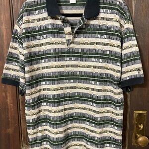 Original Vintage Penguin ClubMulticolor Striped Polo Shirt